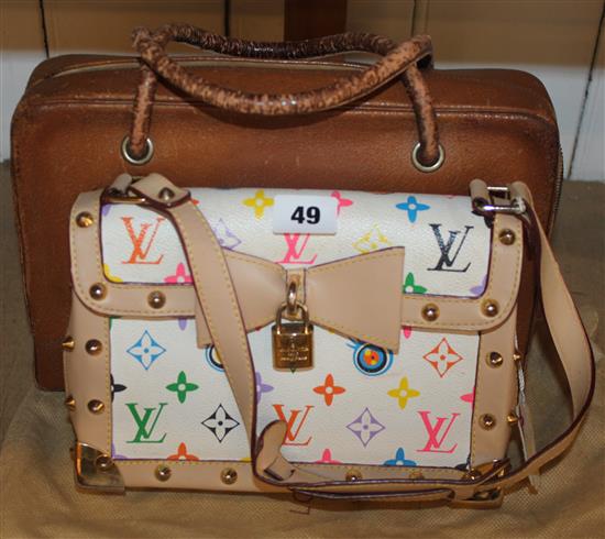 Louis Vuitton style bag & another bag(-)